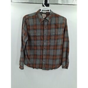 J. Crew Mens Double Brushed Mid Weight Slim Flannel XL